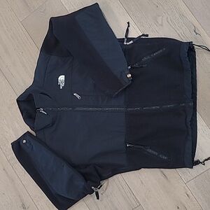 The North Face Black Full Zip Fleece/Poly Jacket Women's sz Medium